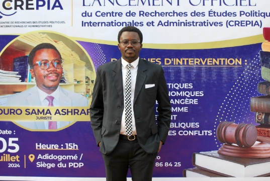 Le juriste Ouro Sama Ashraf lancé le CREPIA